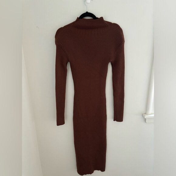ASTR the Label Long Sleeve Turtleneck Sweater Dress - Picture 9 of 11